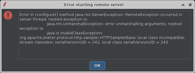 Error serialVersionUID